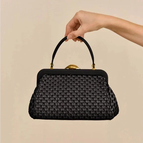 NWT Cult Gaia Zuna Small Crossbody Black! MSRP $498 - Picture 1 of 3